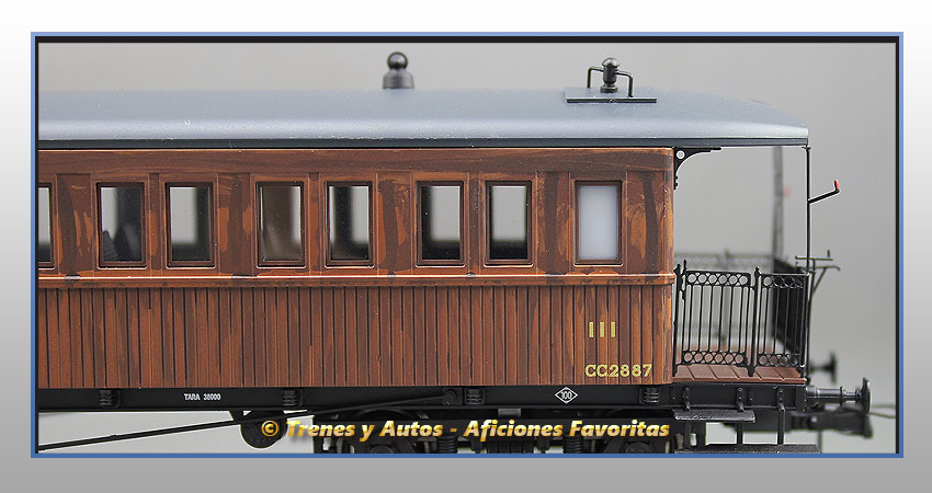 Coche pasajeros Serie CCfhv CC-2887 - Renfe
