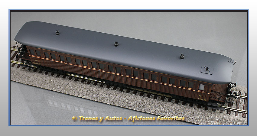 Coche pasajeros Serie CCfhv CC-2887 - Renfe