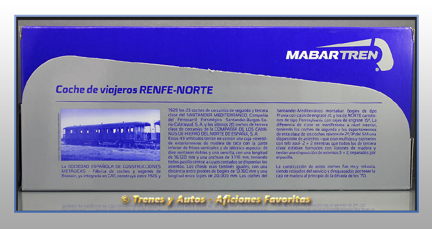 Coche pasajeros Serie CCfhv CC-2885 - Renfe