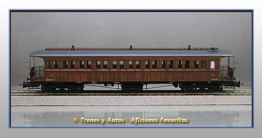 Coche pasajeros Serie CCfhv CC-2885 - Renfe