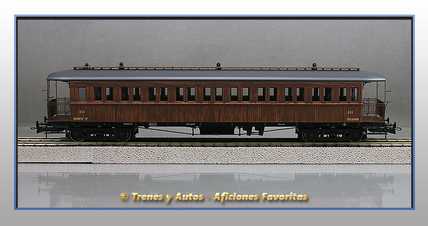 Coche pasajeros Serie CCfhv CC-2885 - Renfe