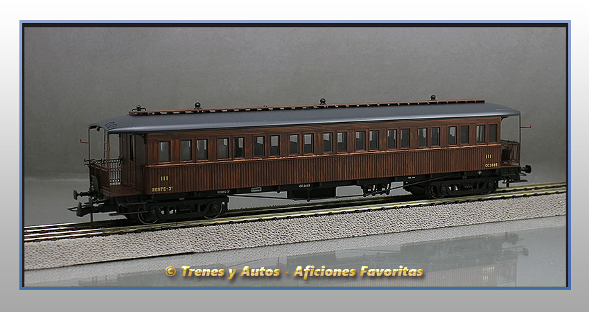 Coche pasajeros Serie CCfhv CC-2885 - Renfe