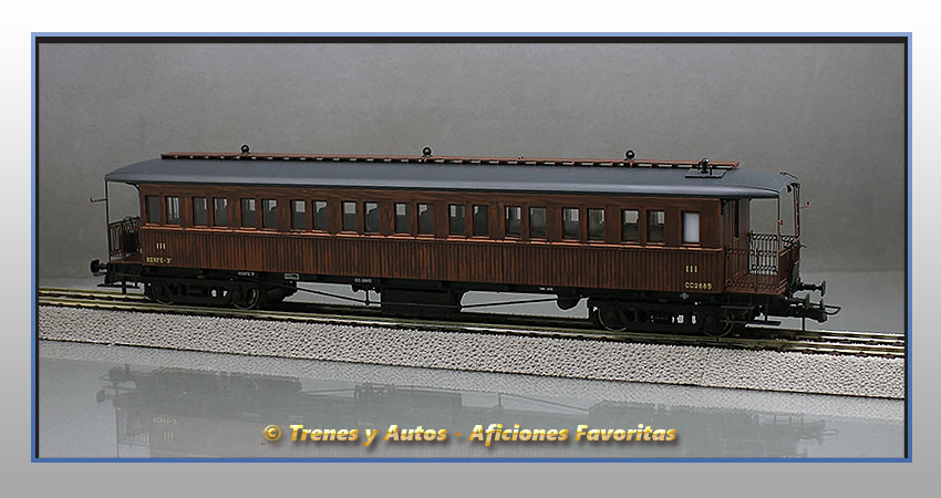 Coche pasajeros Serie CCfhv CC-2885 - Renfe