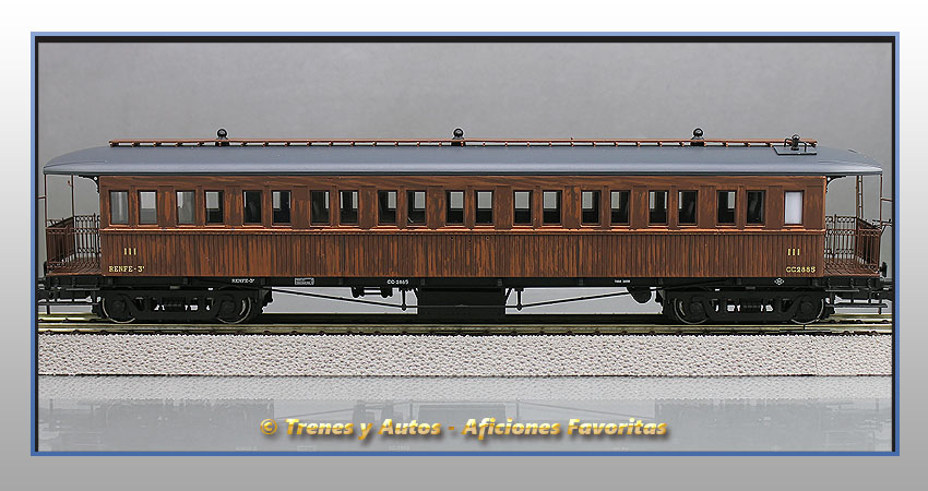 Coche pasajeros Serie CCfhv CC-2885 - Renfe