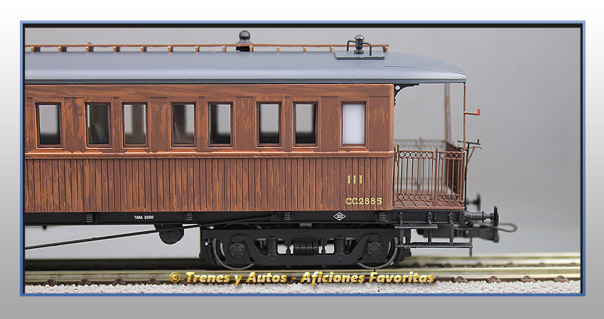 Coche pasajeros Serie CCfhv CC-2885 - Renfe