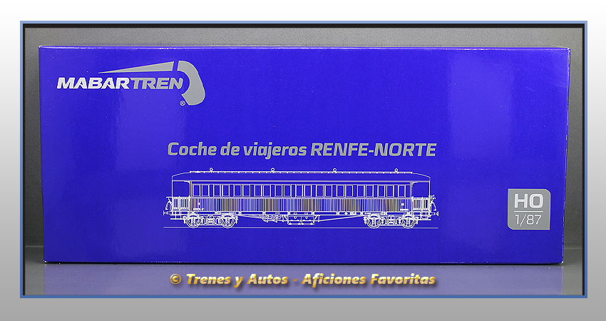 Coche pasajeros Serie CCfhv CC-197 - Norte