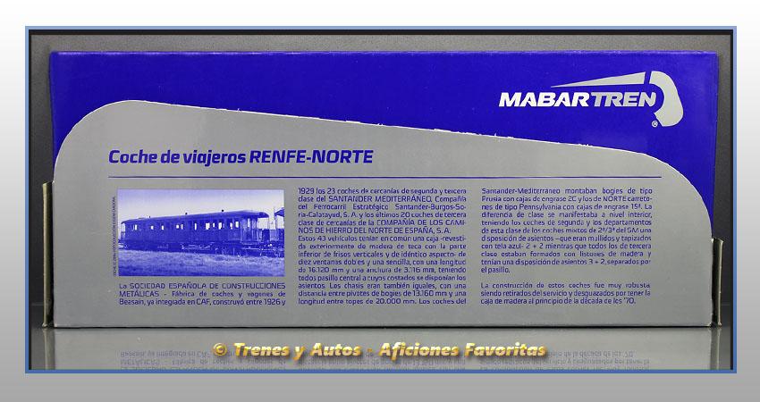 Coche pasajeros Serie CCfhv CC-188 - Norte