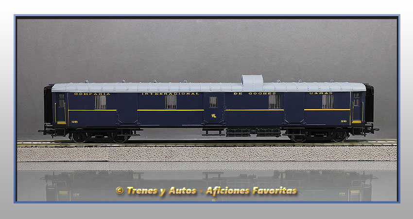 Furgón equipaje Tipo F CIWL 1296 - Renfe