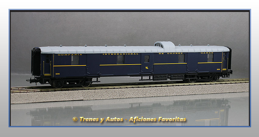 Furgón equipaje Tipo F CIWL 1296 - Renfe