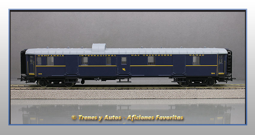 Furgón equipaje Tipo F CIWL 1296 - Renfe