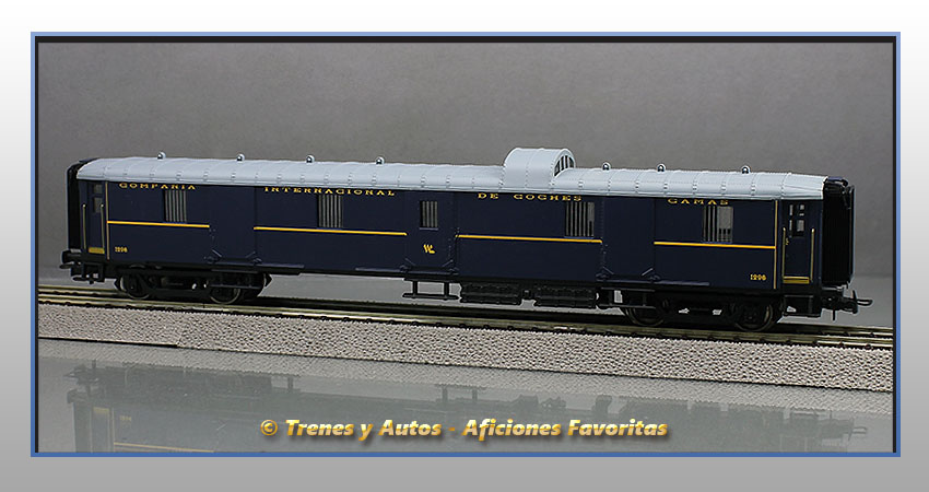 Furgón equipaje Tipo F CIWL 1296 - Renfe