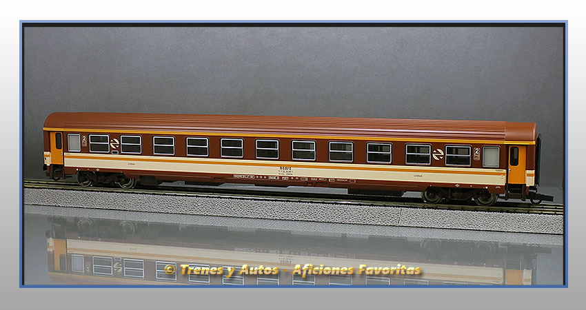 Coche pasajeros Tipo Bc10x Literas "Estrella" - Renfe