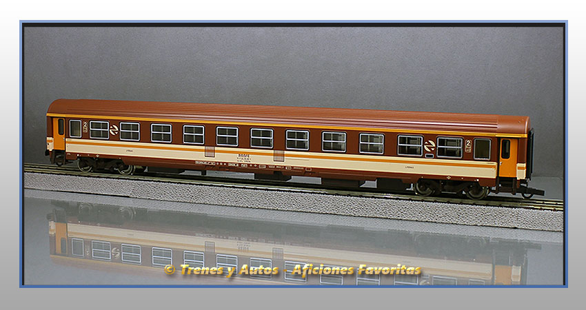 Coche pasajeros Tipo Bc10x Literas "Estrella" - Renfe