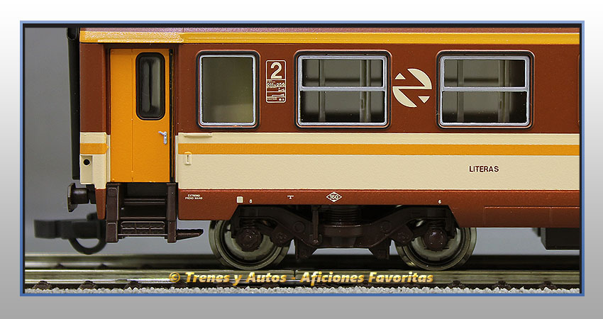 Coche pasajeros Tipo Bc10x Literas "Estrella" - Renfe