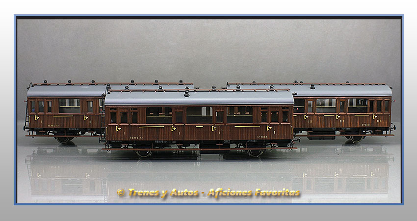 Coches pasajeros Ex norte Serie 1678/1835 - Renfe