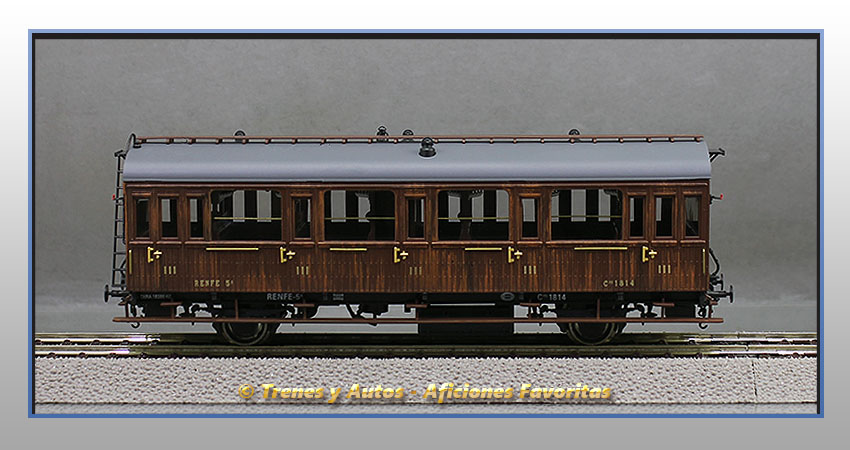 Coche pasajeros Serie 1678/1835 Chv-1814 - Renfe