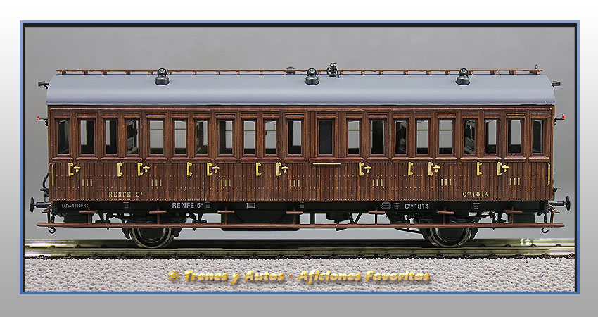 Coche pasajeros Serie 1678/1835 Chv-1814 - Renfe