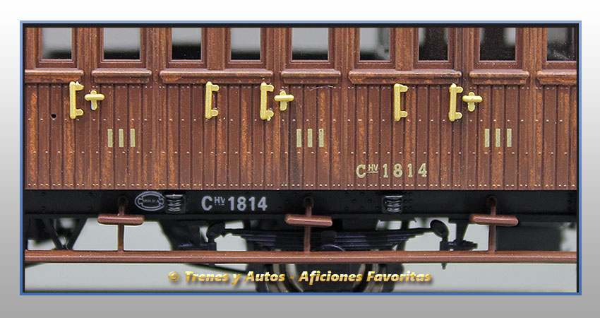Coche pasajeros Serie 1678/1835 Chv-1814 - Renfe