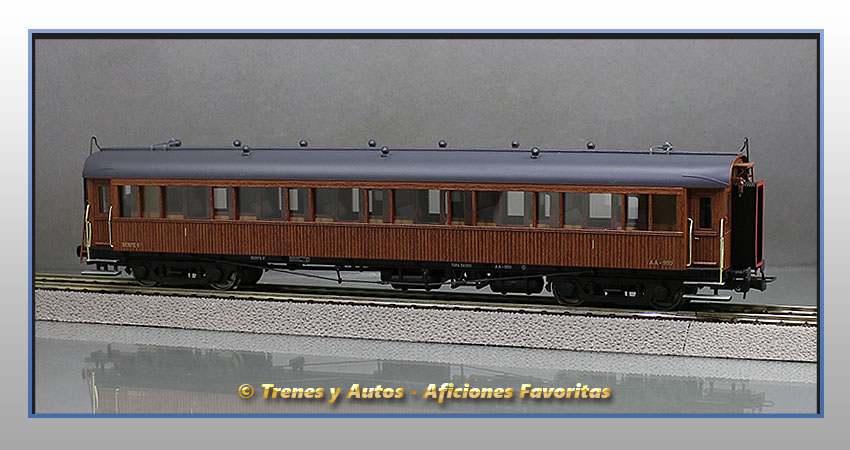 Coche pasajeros madera Largo Recorrido AA-950 - Renfe