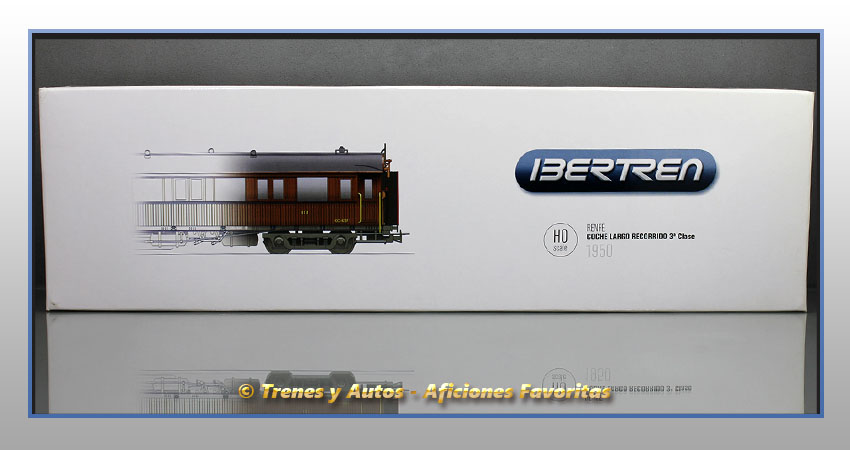 Coche pasajeros madera Largo Recorrido CC-651 - Renfe