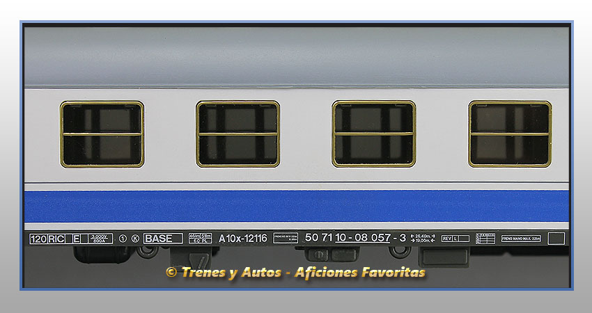 Coche pasajeros Serie A10x-12116 "Danone" - Renfe