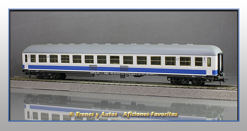 Coche pasajeros Serie B12x-12345 "Danone" - Renfe