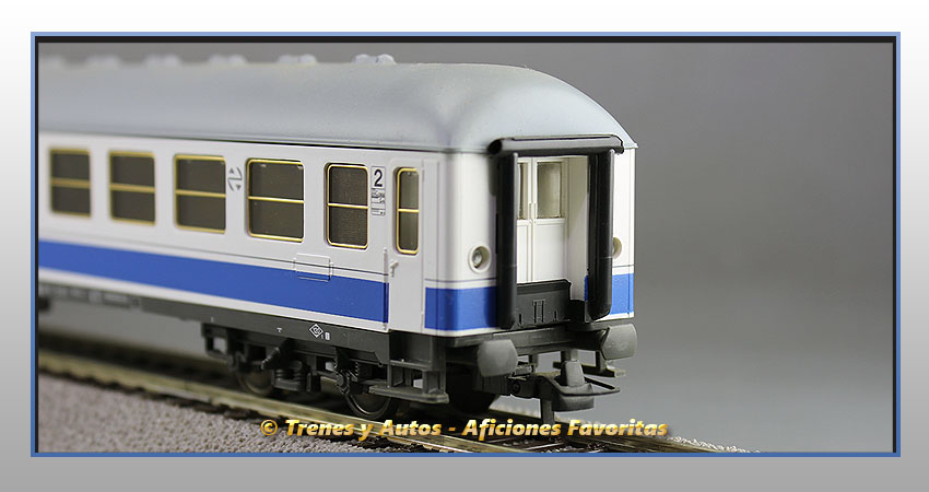Coche pasajeros Serie B12x-12345 "Danone" - Renfe