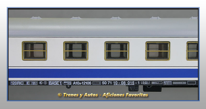 Coche pasajeros Serie A10x-12106 "Danone" - Renfe