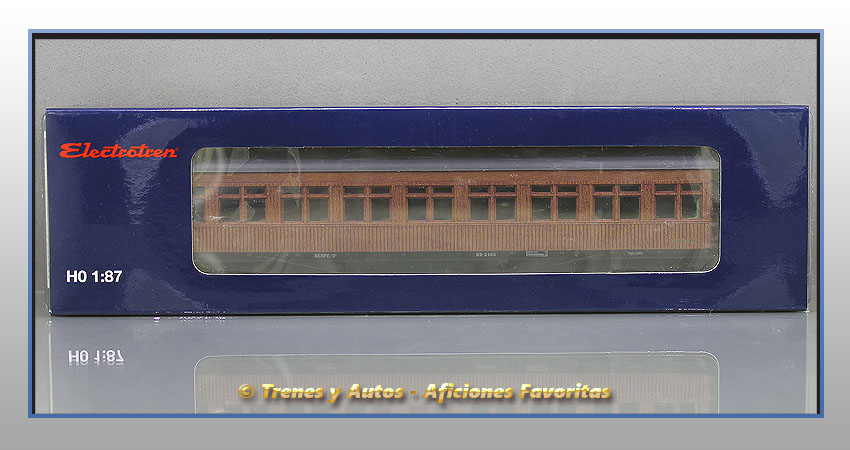 Coche pasajeros Costa BB-2466 - 2ª Clase -  Renfe