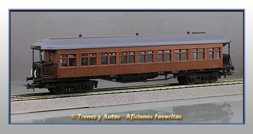 Coche pasajeros Costa BB-2466 - 2ª Clase -  Renfe