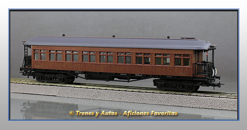 Coche pasajeros Costa BB-2466 - 2ª Clase -  Renfe