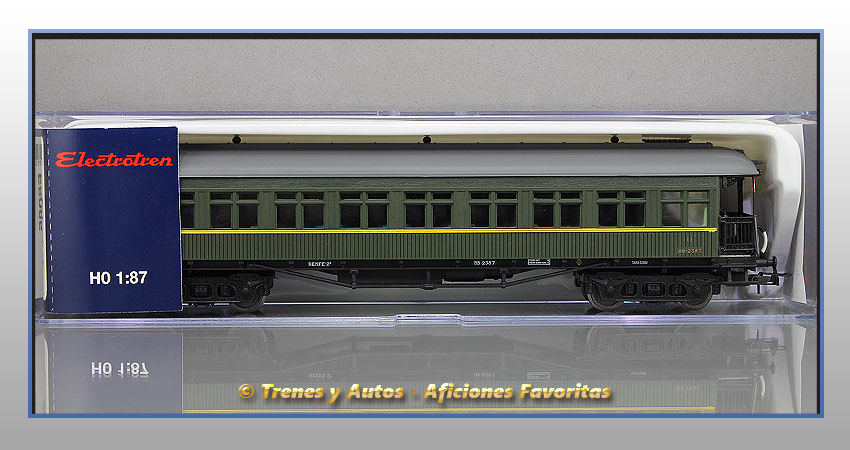 Coche pasajeros Costa BB-2387 - 2ª Clase - Renfe