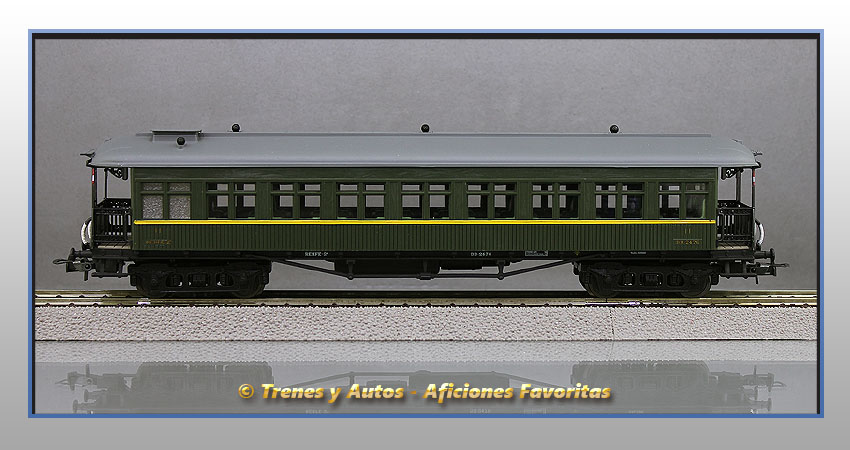 Coche pasajeros Costa BB-2476 - 2ª Clase - Renfe