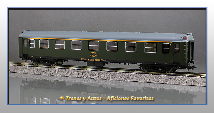 Coche pasajeros Serie 5000 AA-5075 Clase 1ª - Renfe