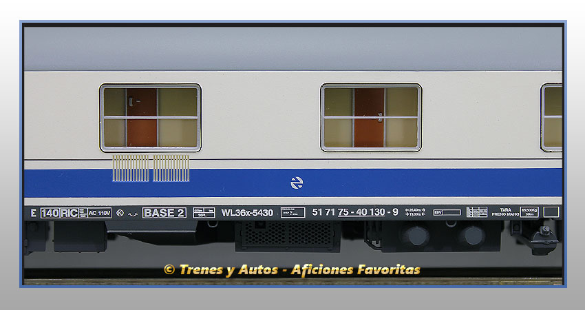 Coche camas T2 WL36x-5430 "Grandes Líneas" - Renfe