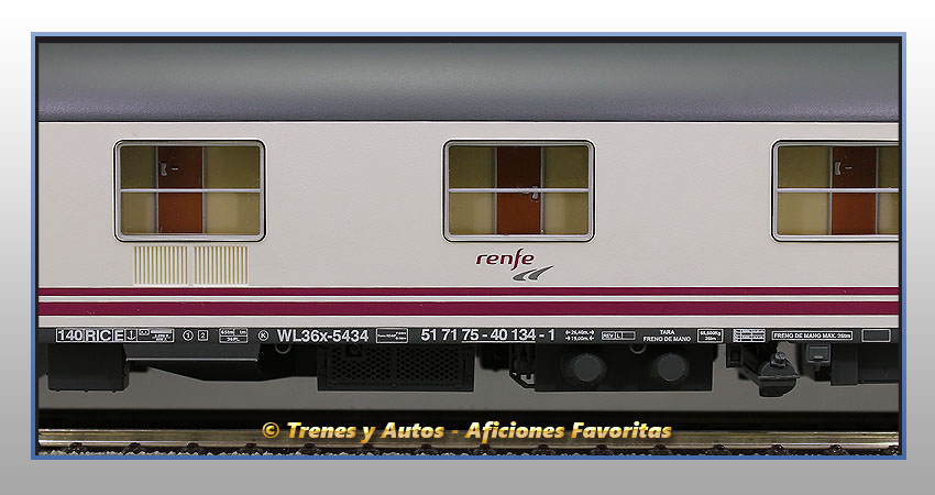 Coche camas T2 WL36x-5434 "Renfe Operadora" - Renfe