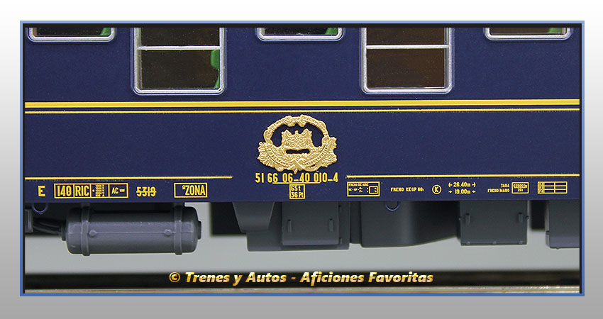Coche camas T2 CIWL-5319 - Renfe