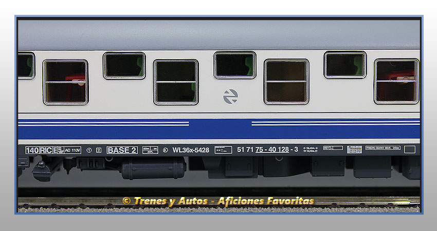 Coche camas T2 WL36x-5428 "Largo Recorrido" - Renfe