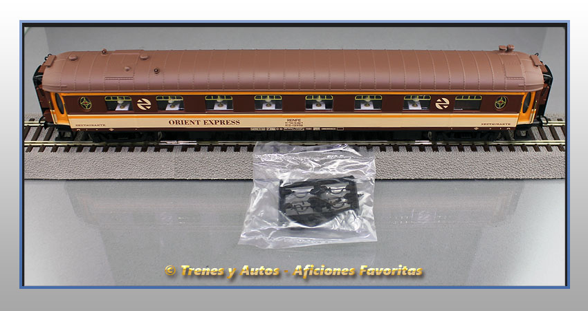 Coche salón R12-12952 "Estrella - Orient Express" - Renfe (Complementos)