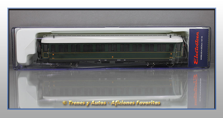 Coche pasajeros verderón Serie 360/576 CW-278 3ª Clase - MZA