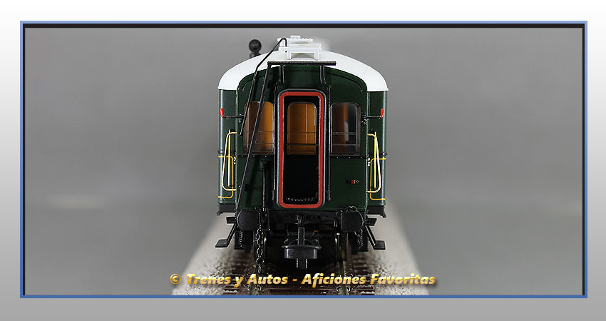 Coche pasajeros verderón Serie 360/576 CW-278 3ª Clase - MZA