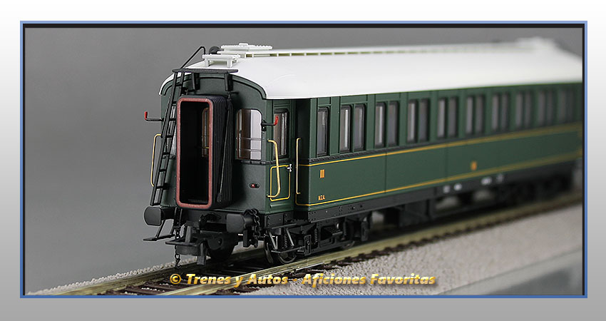 Coche pasajeros verderón Serie 360/576 CW-278 3ª Clase - MZA