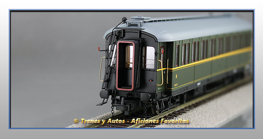 Coche pasajeros verderón Serie 360/576 CC-470  3ª Clase - Renfe