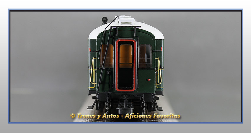 Coche pasajeros verderón Serie 360/576 CW-283 3ª CClase - MZA