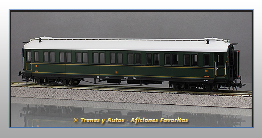 Coche pasajeros verderón Serie 360/576 CW-283 3ª CClase - MZA