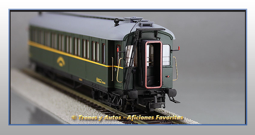 Coche pasajeros verderón tren socorro "Arcos" SSA-600 - Renfe