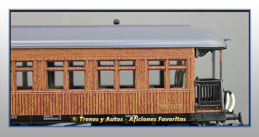 Coche pasajeros costa BB-2463 2ª Clase - Renfe