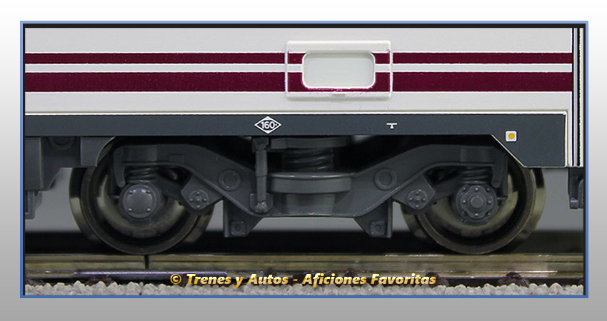 Coche pasajeros Serie 10000 A10x-10014 Pantone "Largo Recorrido" - Renfe