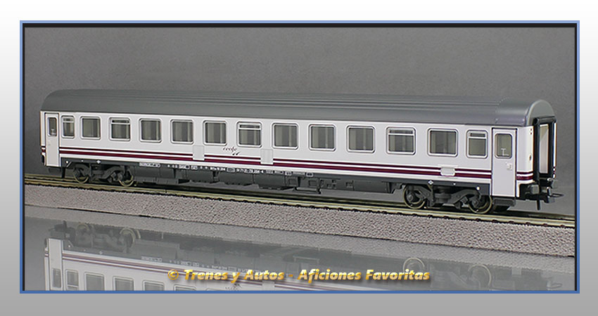 Coche pasajeros Serie 10000 B11x-10284 Pantone "Largo Recorrido" - Renfe