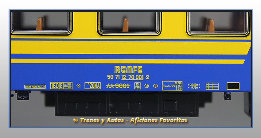 Coche pasajeros Serie 9000 AA-9001 - Renfe